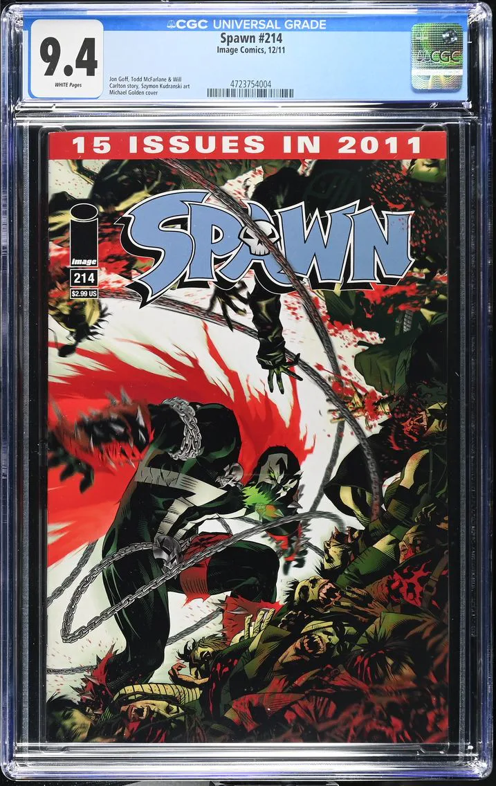 2011 Spawn #214 CGC 9.4 Image Comics