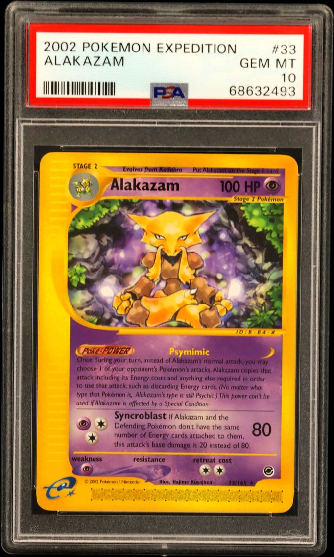 2002 #33 Alakazam PSA 10 Expedit