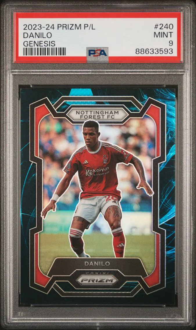 2023 #240 Danilo PSA 9 Panini Prizm Premier League