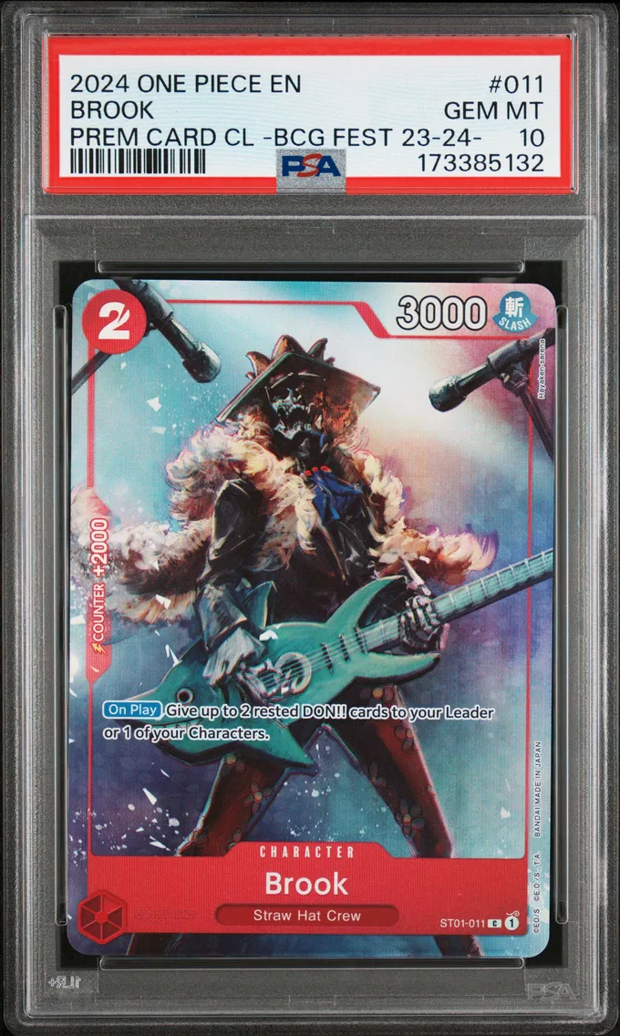 2024 #011 Brook PSA 10 One Piece Premium Card Collection -Bandai Card Games Fest 23-24 Edition-