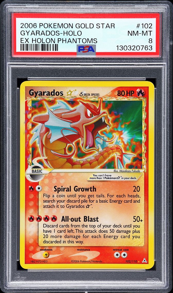 2006 #102 Gyarados-Holo Gold Sta