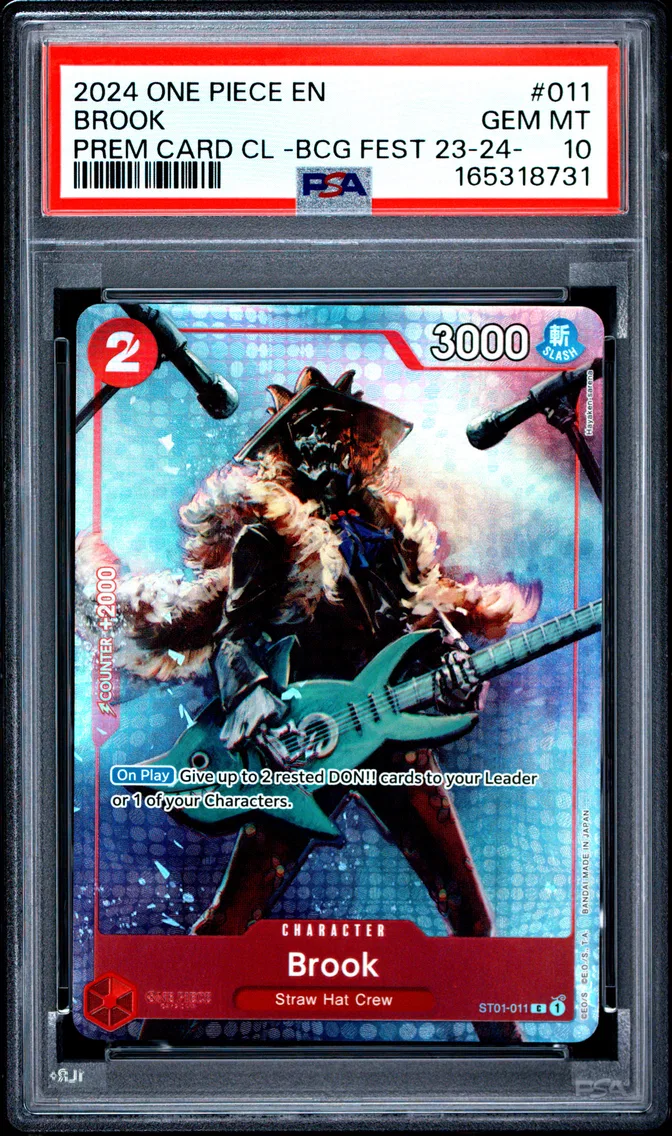 2024 #011 Brook PSA 10 One Piece Premium Card Collection -Bandai Card Games Fest 23-24 Edition-