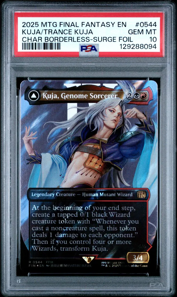 2025 #0544 Kuja, Genome Sorcerer/Trance Kuja, Fate Defied PSA 10 Final Fantasy Magic The Gathering