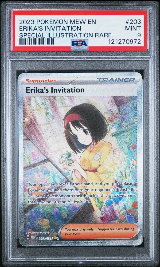2023 #203 Erika's Invitation PSA 9 Mew EN-151