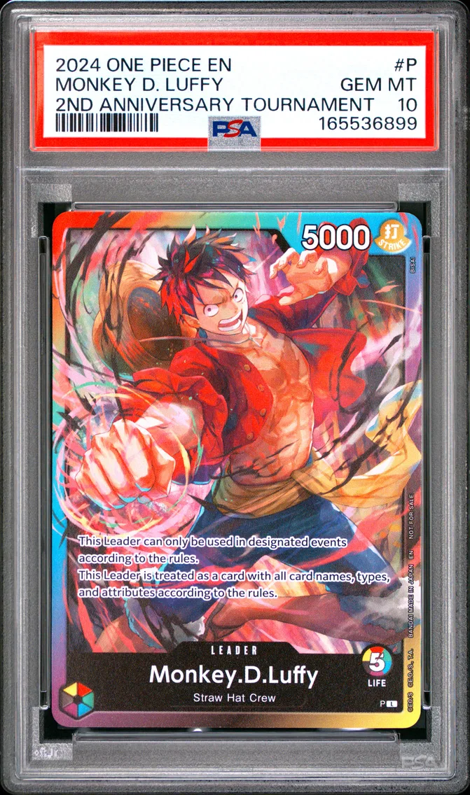 2024 #P Monkey D. Luffy PSA 10 One Piece Promos