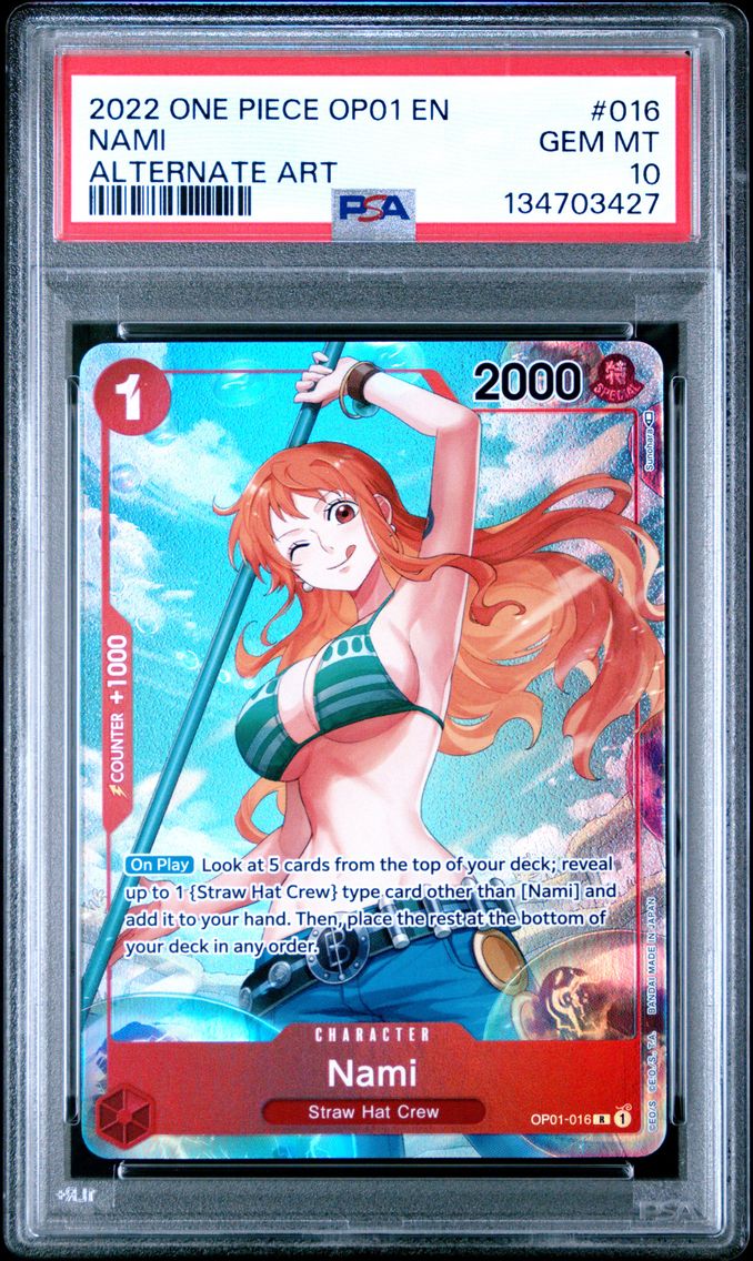 2022 #016 Nami PSA 10 OP01-Roman
