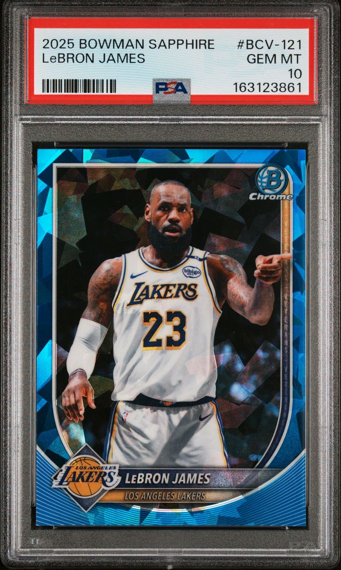 2025 #BCV-121 LeBron James PSA 1