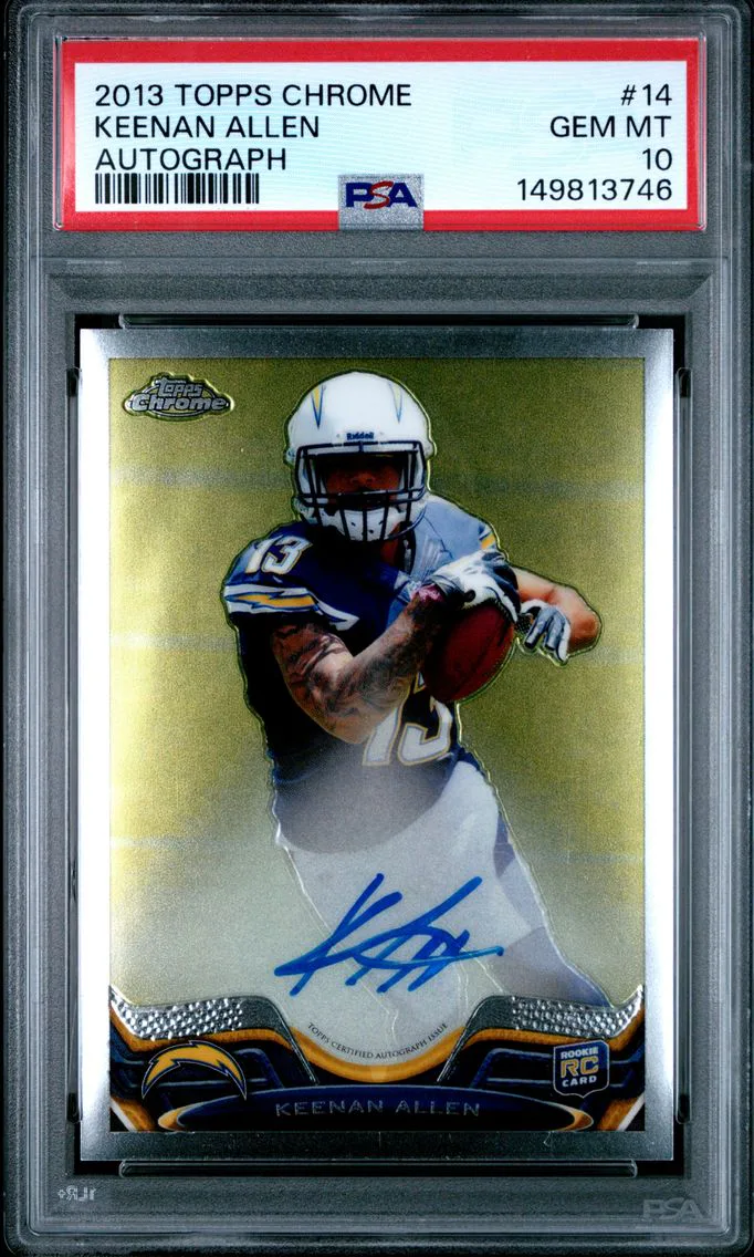 2013 #14 Keenan Allen PSA 10 Topps Chrome