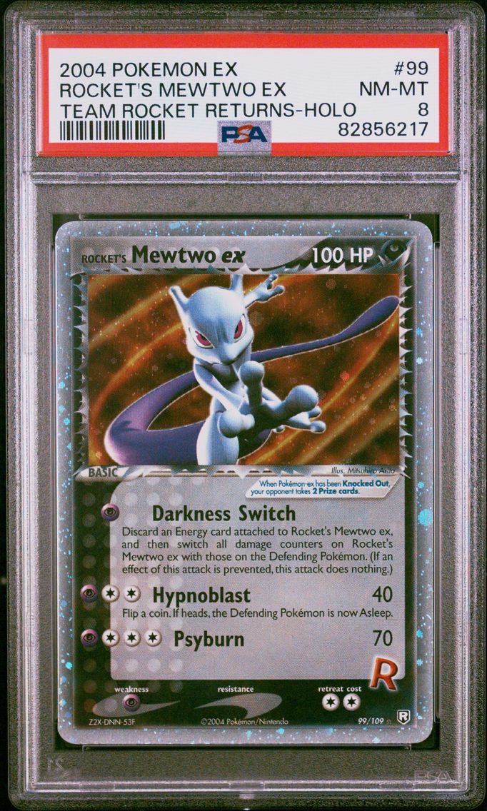 2004 #99 Rocket's Mewtwo EX-Holo