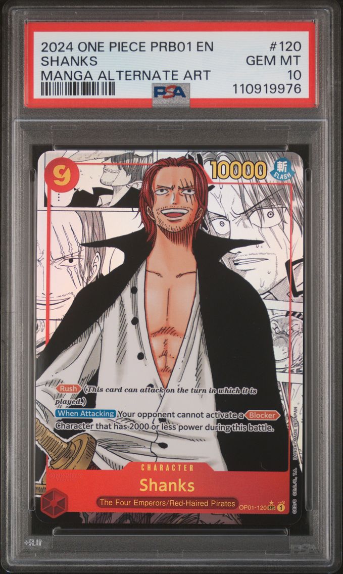 2024 #120 Shanks PSA 10 PRB01-Pr