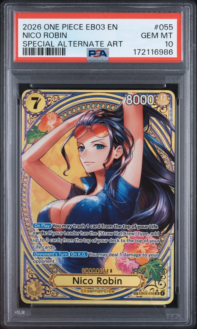 2026 #055 Nico Robin PSA 10 One 