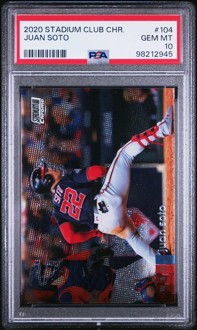 2020 #104 Juan Soto PSA 10 Stadium Club Chrome