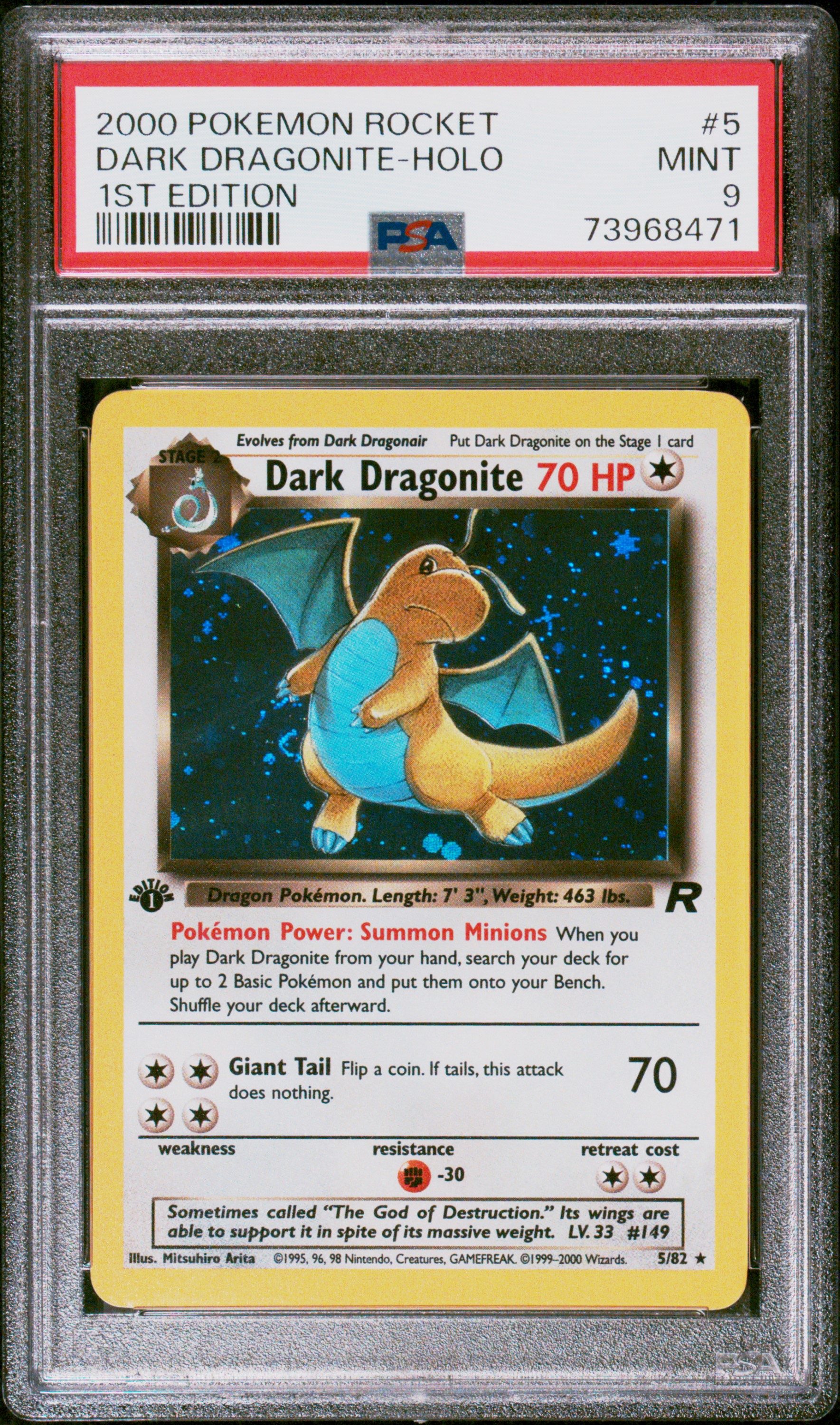 Dark Dragonite-Holo 1st Edition