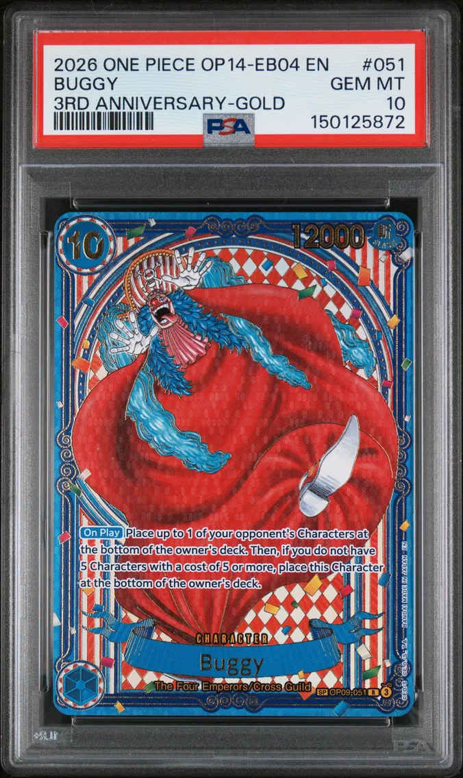 2026 #051 Buggy PSA 10 One Piece