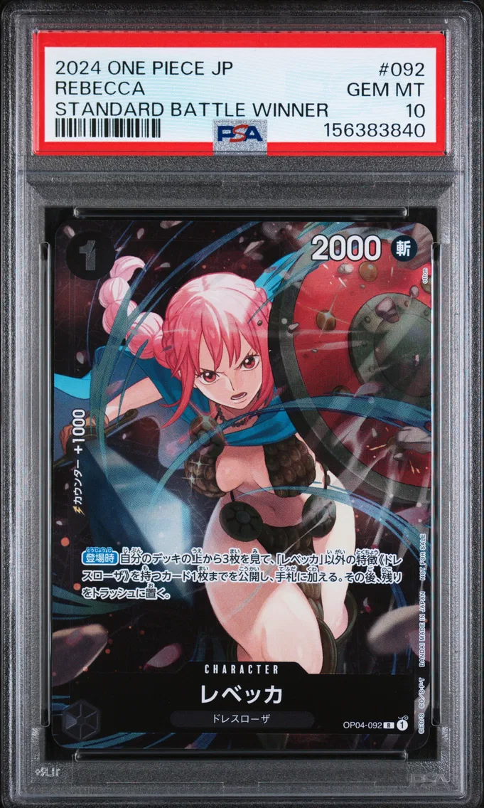 2024 #092 Rebecca PSA 10 One Piece Japanese Promos