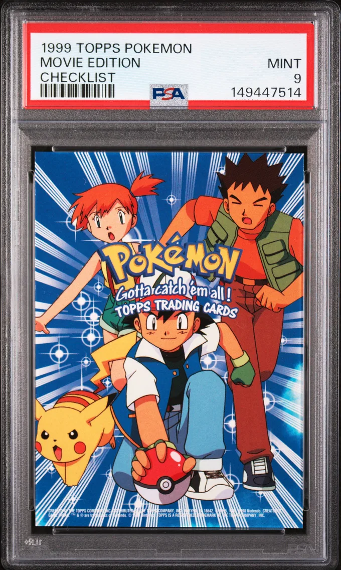 1999 #NA Movie Edition PSA 9 Topps  the Movie Edt