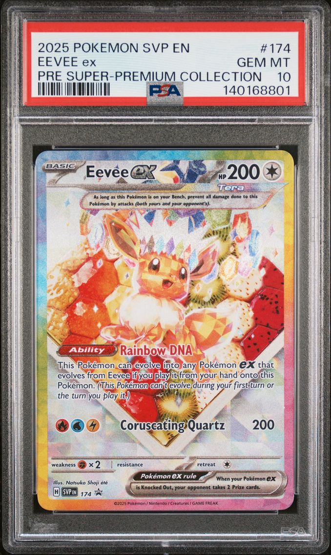 2025 #174 Eevee EX PSA 10 Svp EN