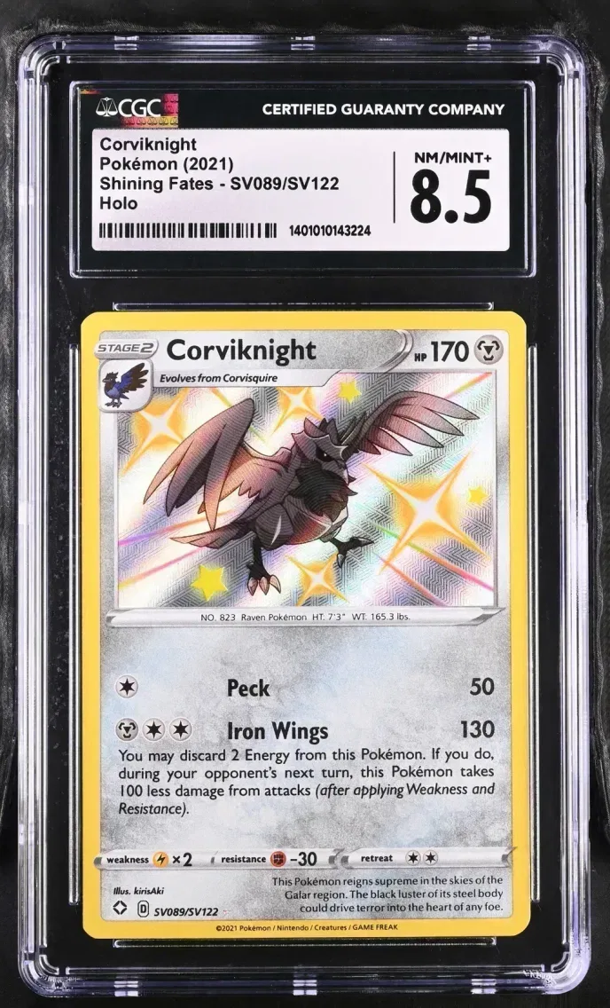 2021 #SV089/SV122 Corviknight CGC 8.5 Shining Fates - English