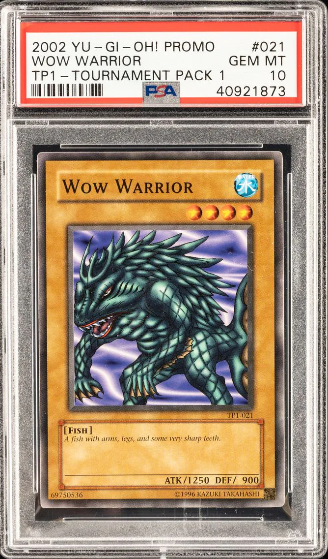 WOW WARRIOR TP1-021 TOURNAMENT PACK 1 2002 PSA 10