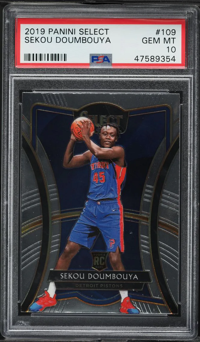 2019 #109 Sekou Doumbouya PSA 10 Panini Select Basketball