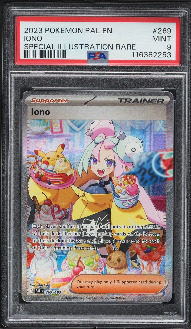 2023 #269 Iono PSA 9 Pal EN-Paldea Evolved Pokemon