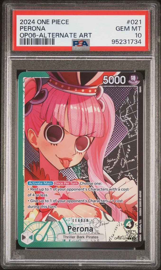 2024 #021 Perona PSA 10 One Piece OP06-Wings of the Captain