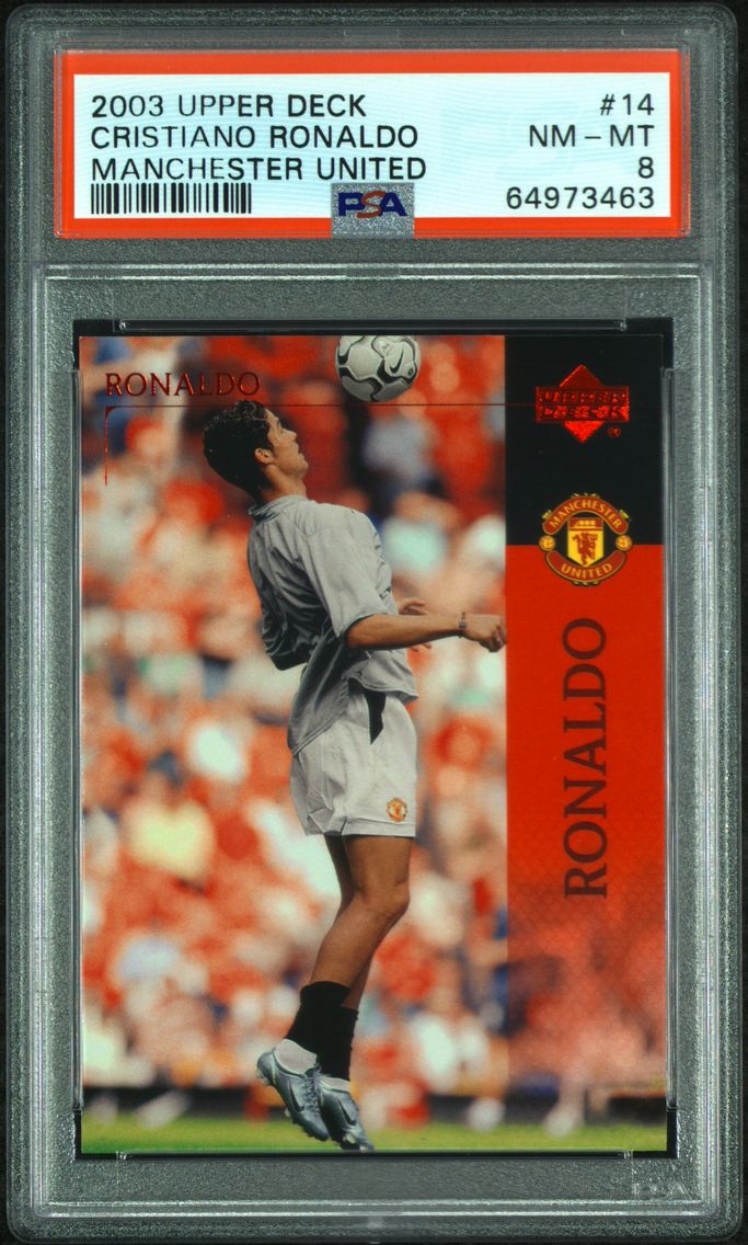 2003 #14 Cristiano Ronaldo PSA 8
