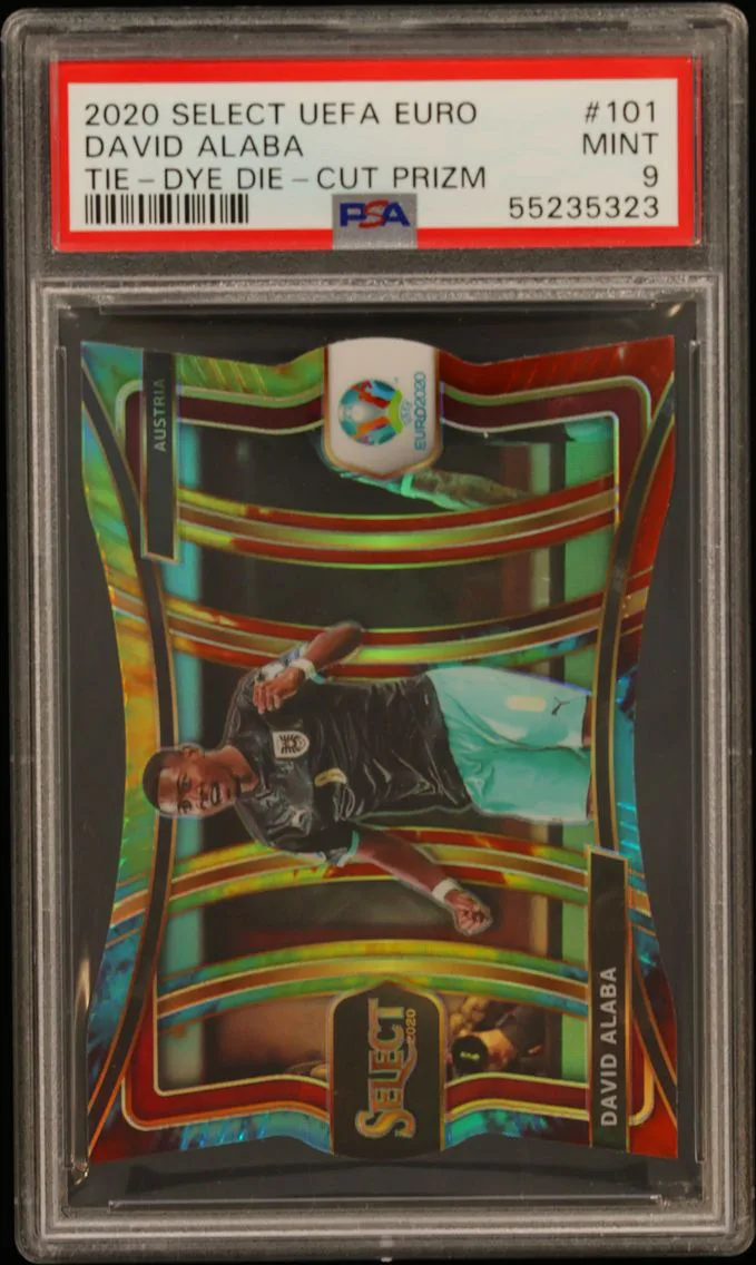 2020 #101 David Alaba PSA 9 Panini Select UEFA Euro