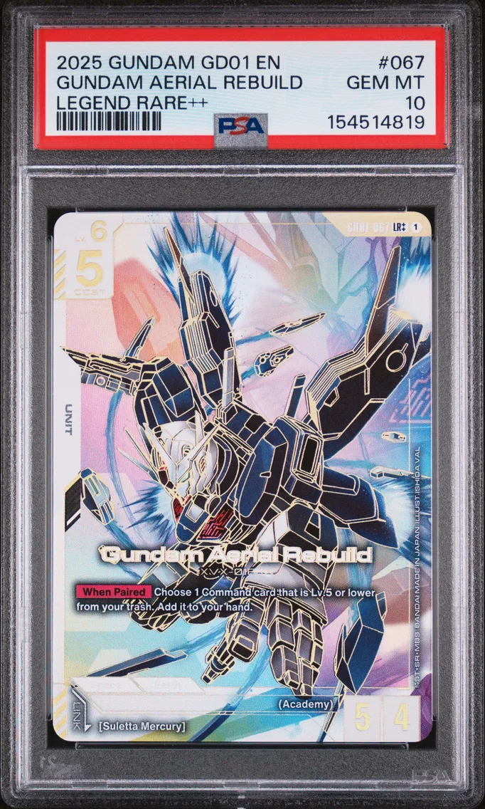 2025 #067 Gundam Aerial Rebuild PSA 10 Gundam Newtype Rising