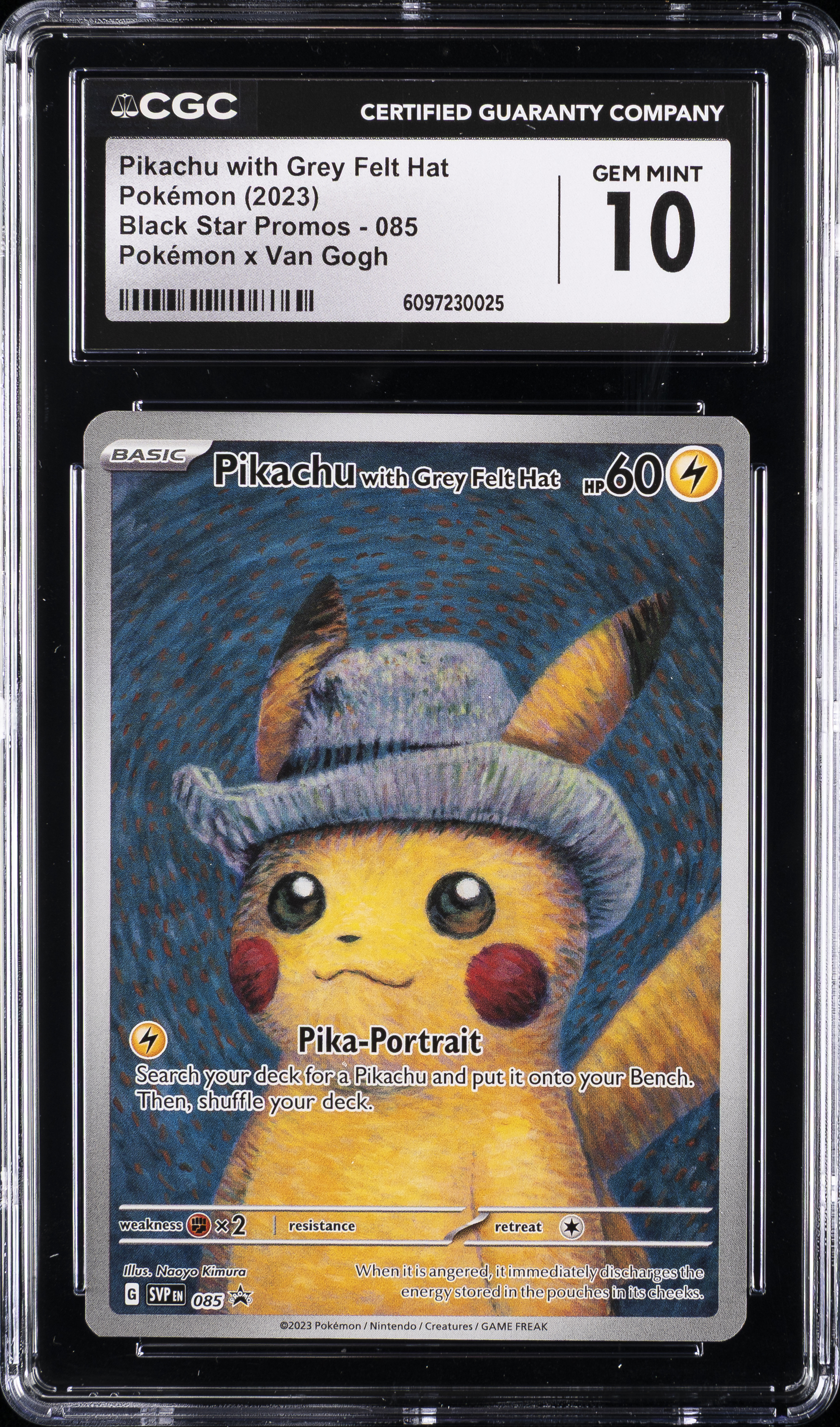 Pikachu With Grey Felt Hat