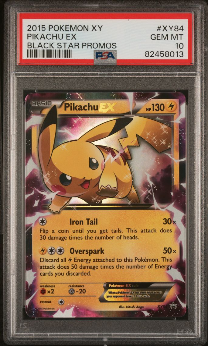 2015 #XY84 Pikachu EX PSA 10 XY 