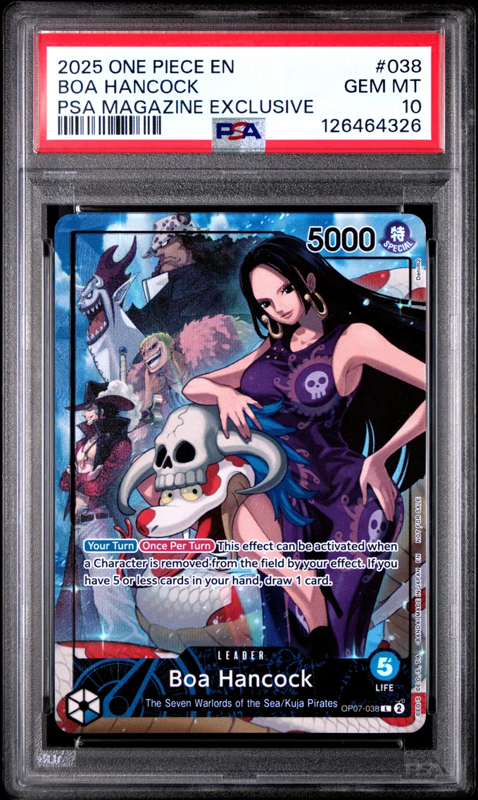 2025 #038 Boa Hancock PSA 10 One Piece Promos
