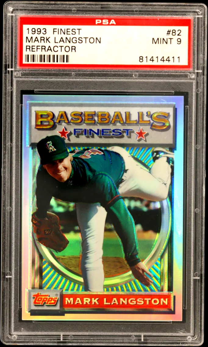 1993 #82 Mark Langston PSA 9 Finest