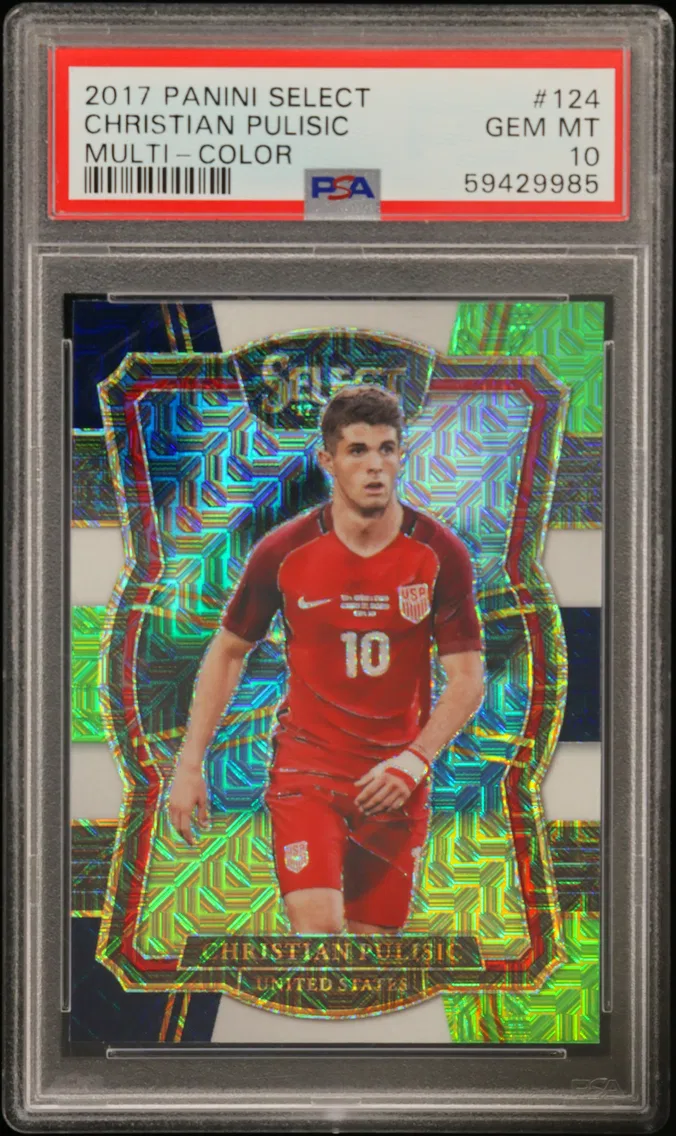 2017 #124 Christian Pulisic PSA 10 Panini Select