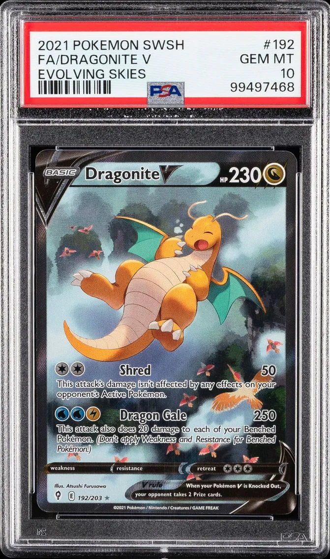 2021 #192 FULL ART/DRAGONITE V P