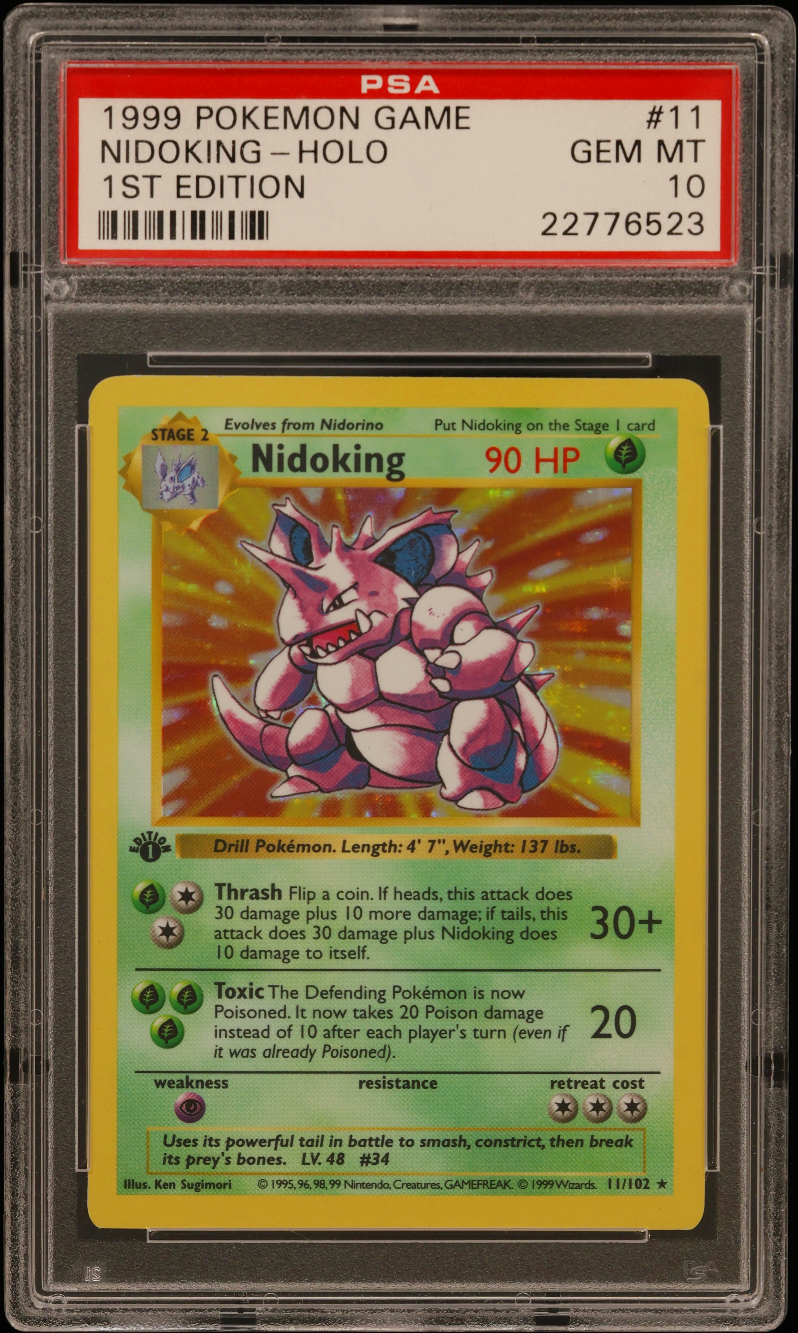 Nidoking-Holo 1st Edition