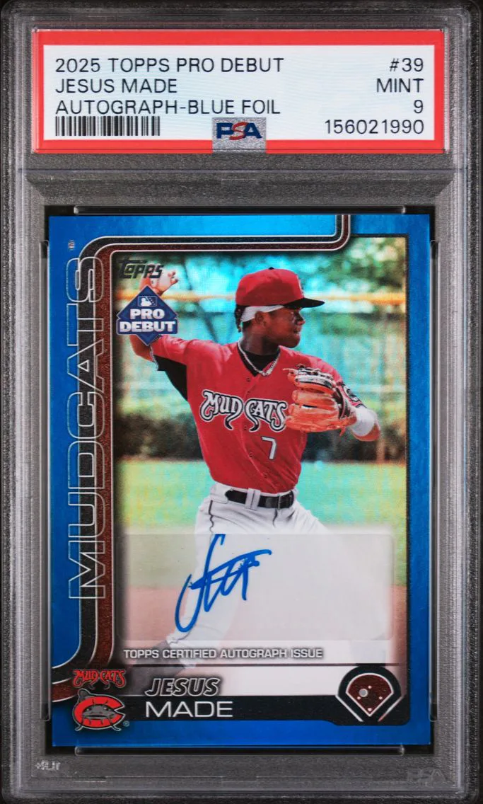2025 #39 Jesus Made PSA 9 Topps Pro Debut