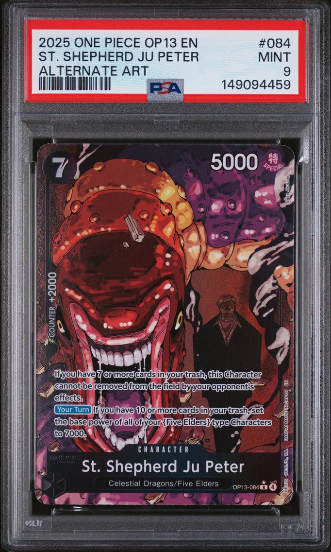 2025 #084 St. Shepherd JU Peter PSA 9 One Piece OP13-Carrying on His Will