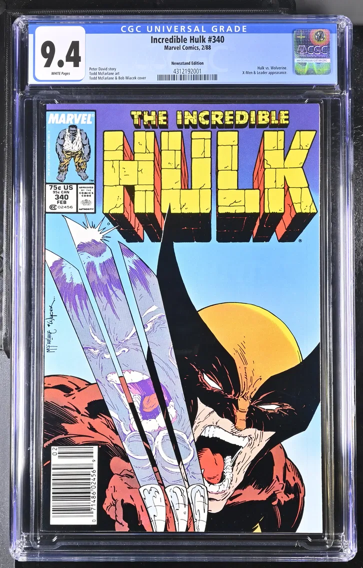 1988 Incredible Hulk #340 CGC 9.4 Marvel Comics