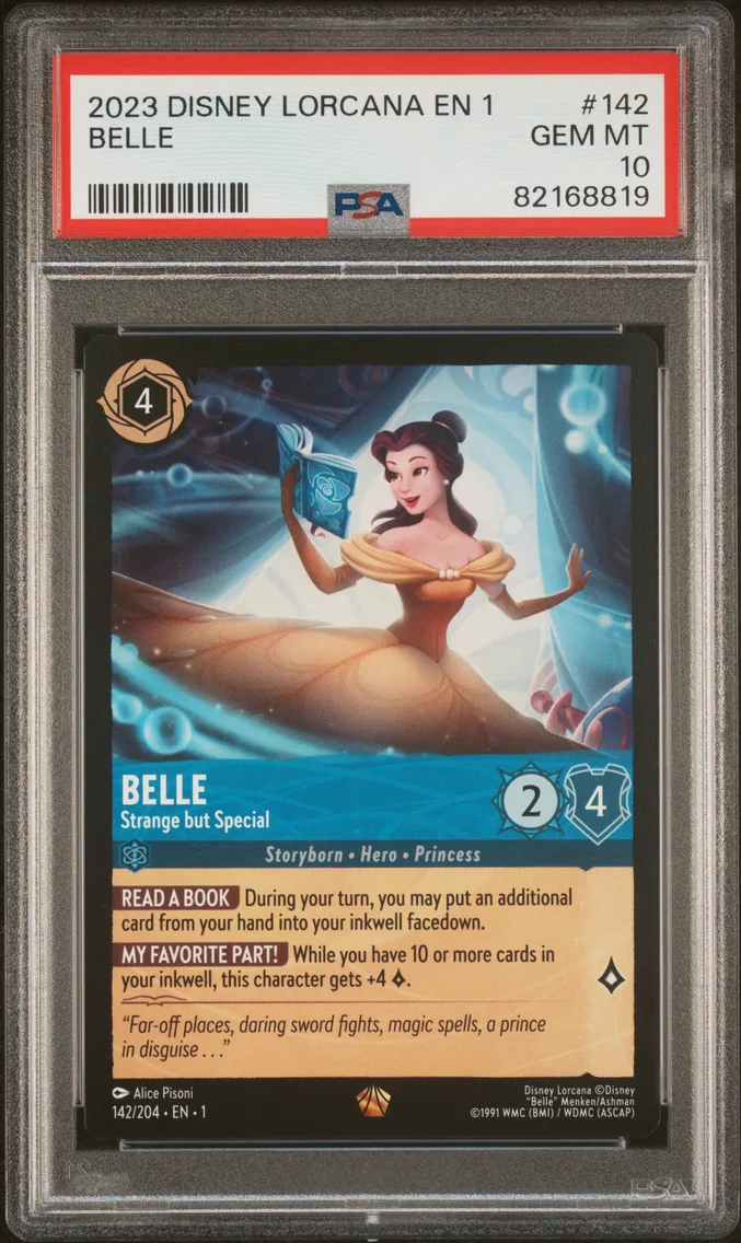 2023 #142 Belle - Strange But Special PSA 10 Disney Lorcana EN 1-the First Chapter