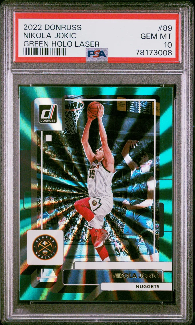 2022 #89 Nikola Jokic PSA 10 Panini Donruss