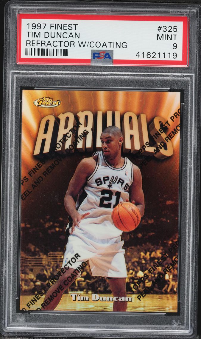 1997 #325 Tim Duncan PSA 9 Fines