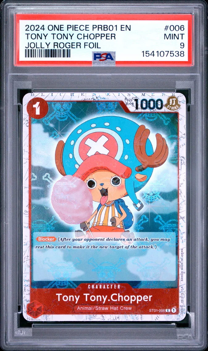 2024 #006 Tony Tony Chopper PSA 9 One Piece PRB01-Premium Booster -One Piece Card the Best-