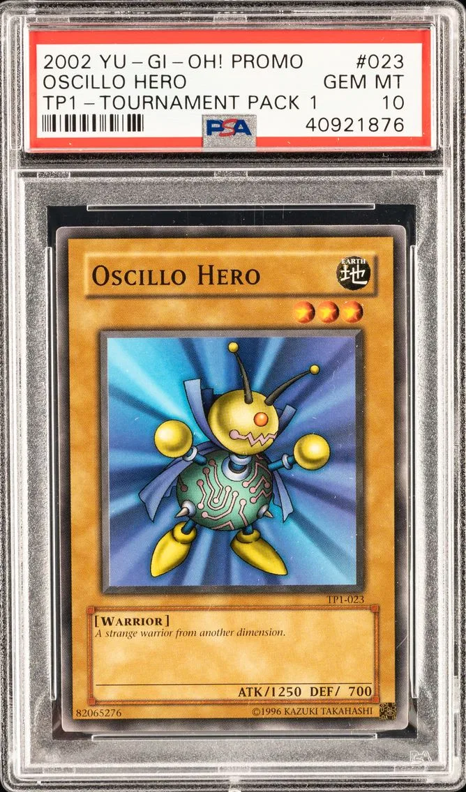 OSCILLO HERO TP1-023 TOURNAMENT PACK 1 2002 PSA 10