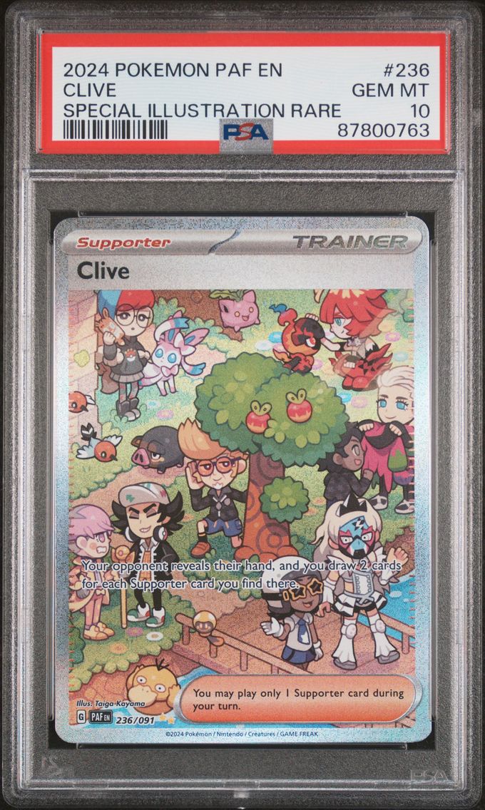 2024 #236 Clive PSA 10 Paf EN-Paldean Fates