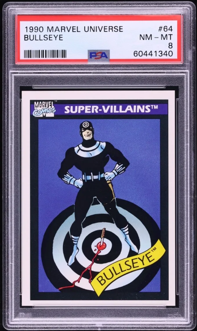 1990 #64 Impel Marvel Universe Bullseye NM-MT PSA 8