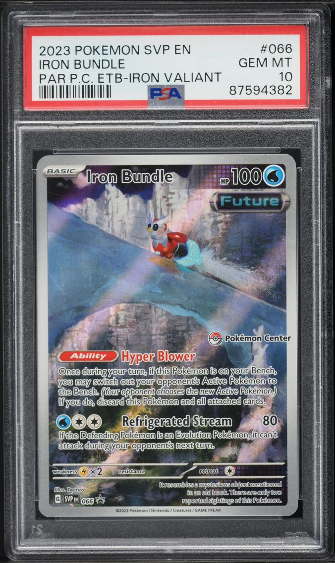 2023 #066 Iron Bundle PSA 10 Svp EN-SV Black Star Promo Pokemon