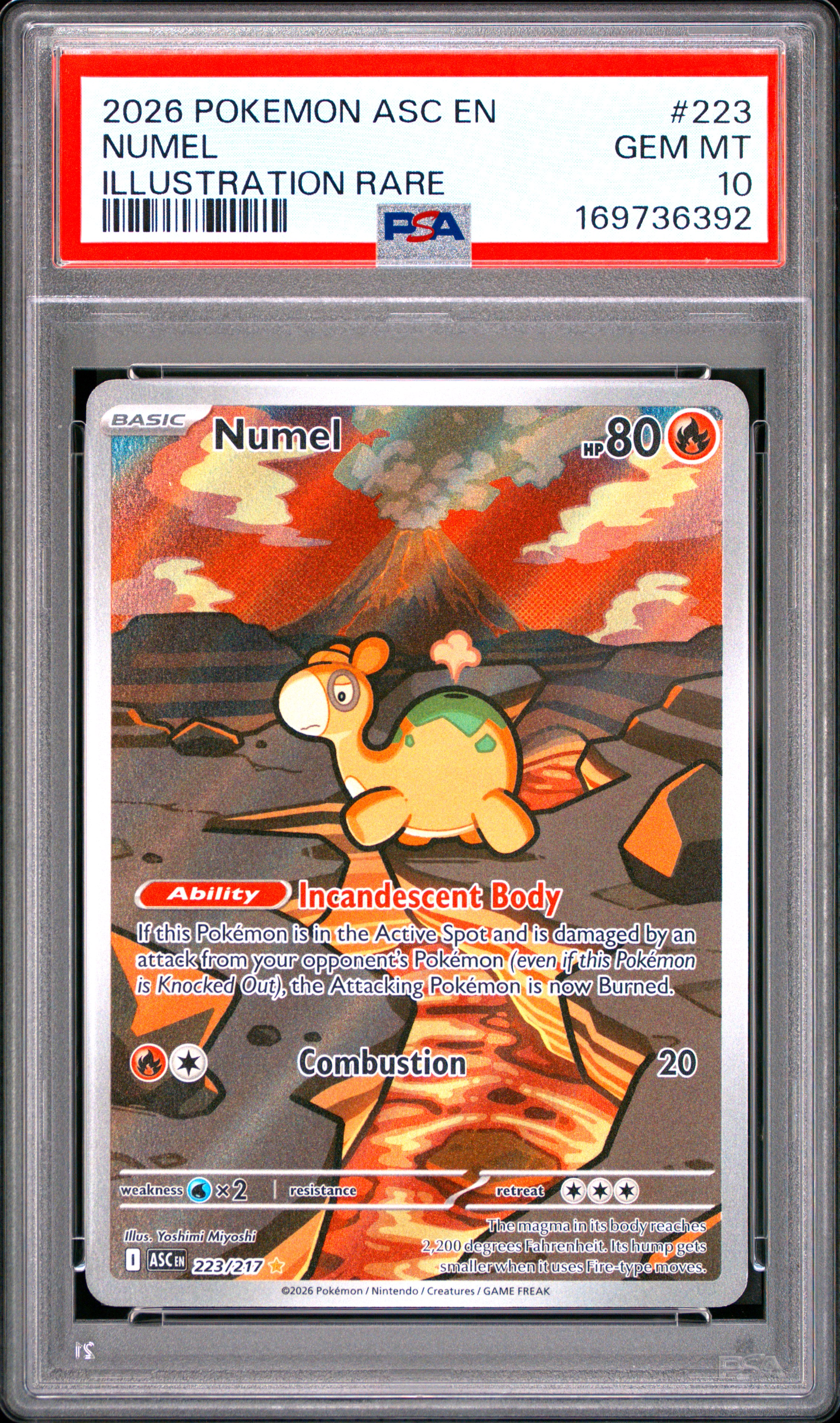 2026 #223 Numel PSA 10 Asc En-Ascended Heroes