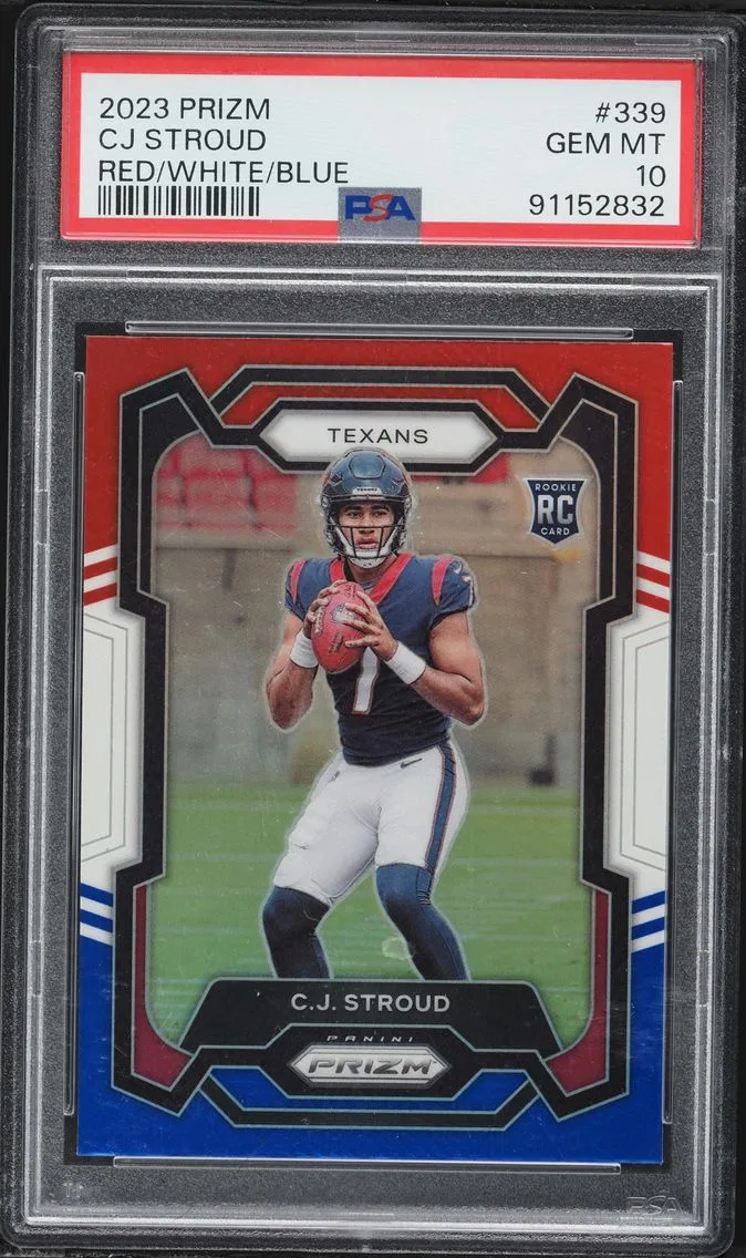 2023 #339 CJ Stroud PSA 10 Panini Prizm Football