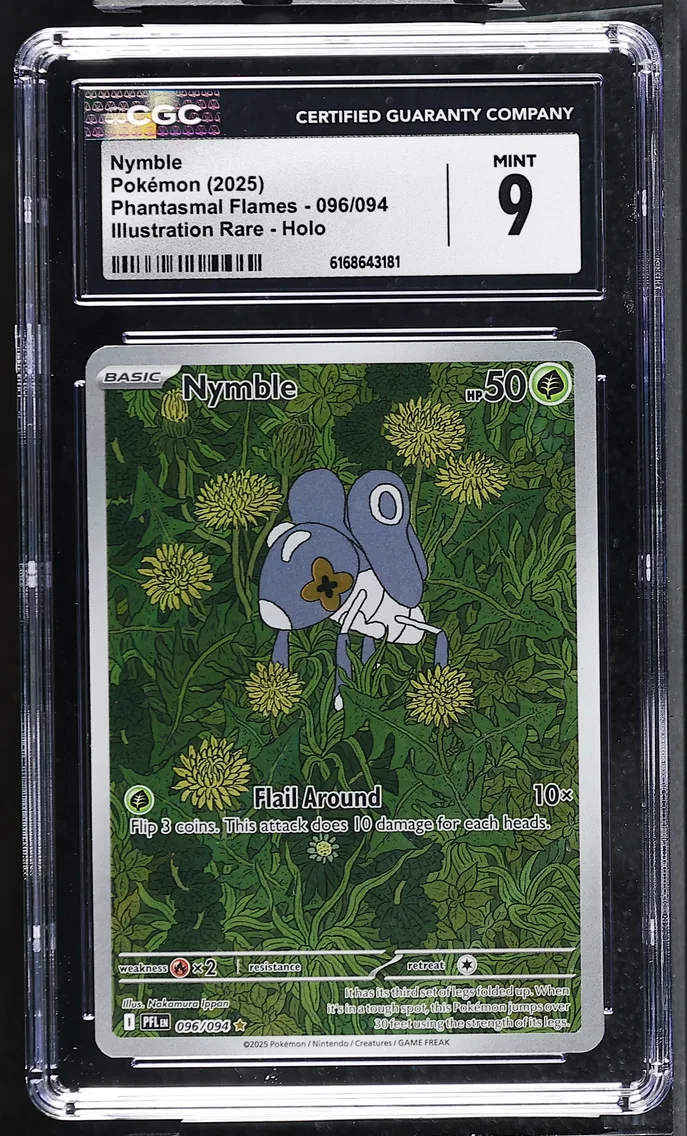 2025 #096 Nymble CGC 9 Phantasmal Flames - PFL EN - English